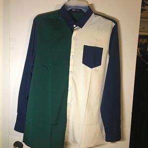 Pattern Button Up Shirt